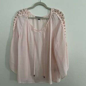 Zac & Rachel light pink blouse open sleeves